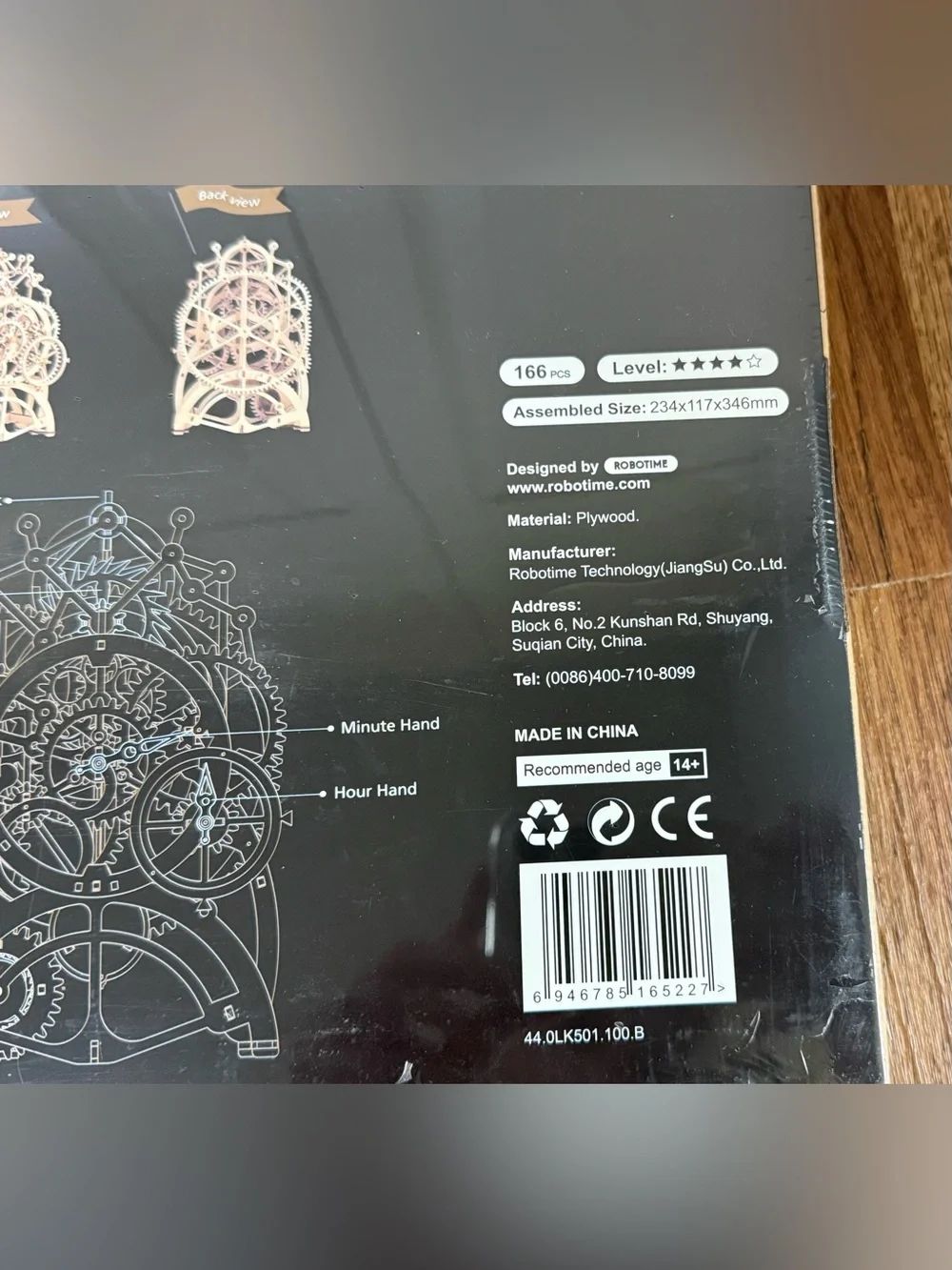 ROKR 3D wooden Pendulum Clock puzzle - mechanical gears